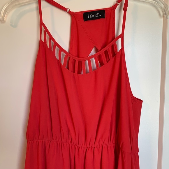 Fabrik chiffon dress with keyhole in back - Picture 3 of 8